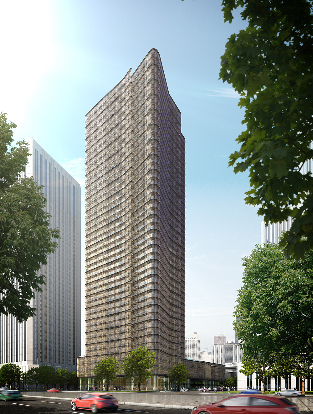 气质！九五至尊VI老品牌再中17项幕墙工程