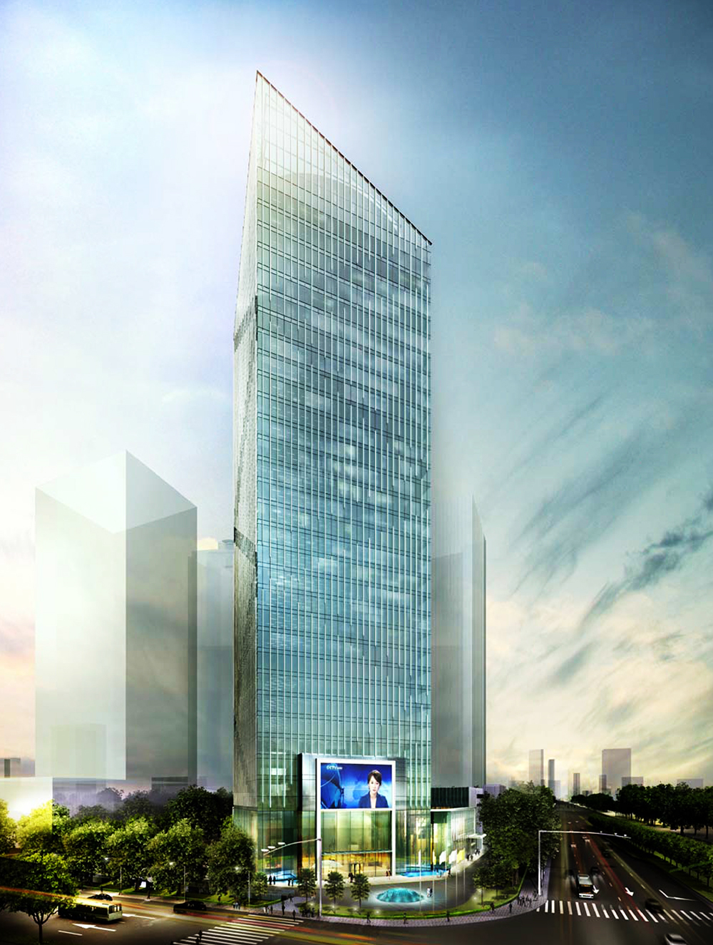 九五至尊VI老品牌幕墙华南大区乐成中标佛山华亚金融中心办公商业项目